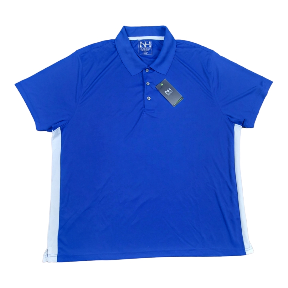 NEW North Hudson Performance Polyester Mens Polo. XXLT